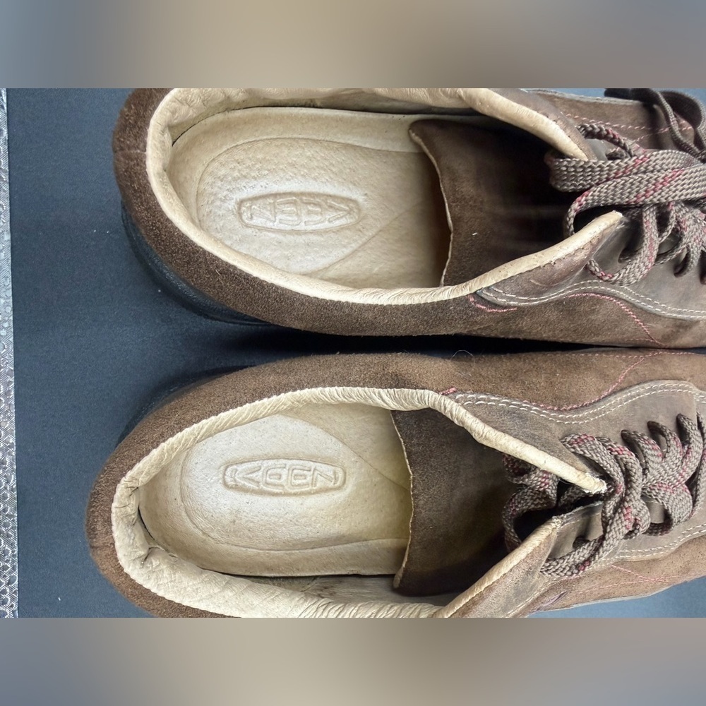 Keen Presidio Brown Suede Leather Sneakers with Durable Sole, Sz 10 - Picture 11 of 13